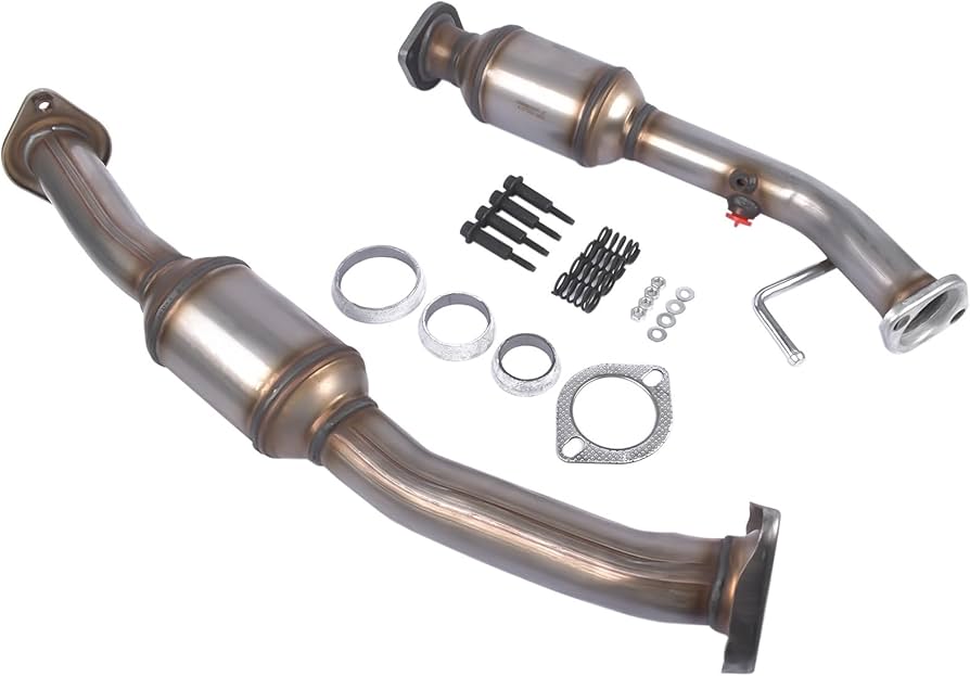 Amazon.com: NEWZQ Front & Rear Catalytic Converters Set Compatible